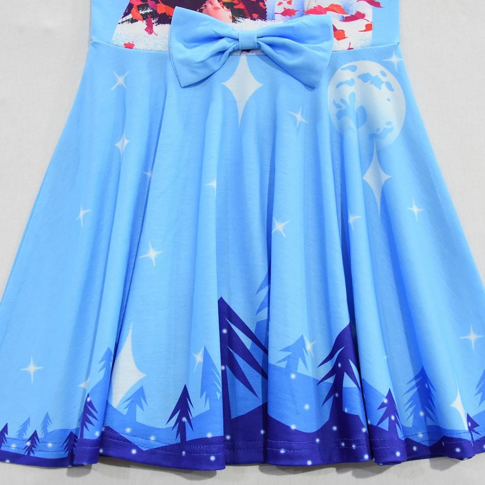 Disney Frozen Elsa Ana Girls Dress - Picture 4 of 6